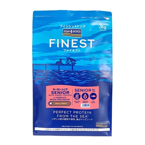 Fish4dogs ファイネスト　サーモン　シニア小粒【3kg】
