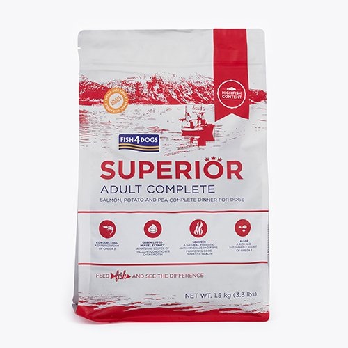 Fish4dogs NEWスーペリア アダルト (成犬〜シニア犬用)【3kg(1.5kg×2袋)】