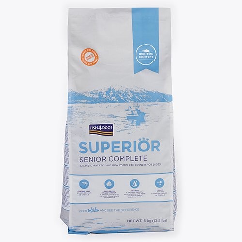 Fish4dogs スーペリア ウェイトコントロール (体調管理、避妊、去勢犬用)【12kg(6kg×2袋)】