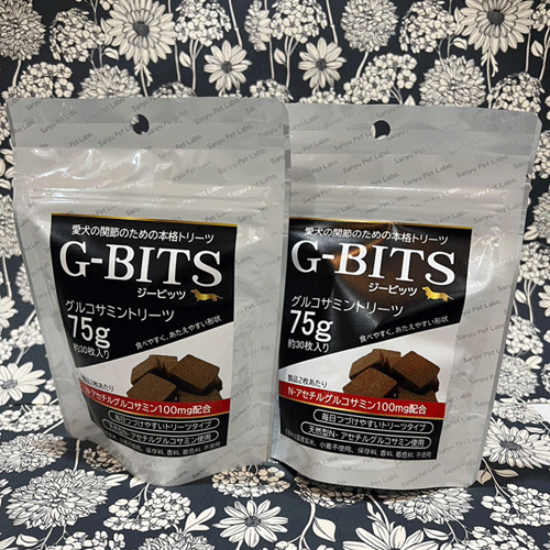 【G-BITS】ジービッツ おやつ感覚で関節ケア！グルコサミントリーツ [30枚入り]
