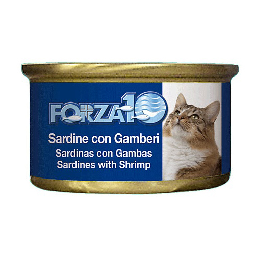 FORZA10(フォルツァ) 愛猫用ウエットフード フォルツァディエチ メンテナンス イワシ＆エビ【85g】