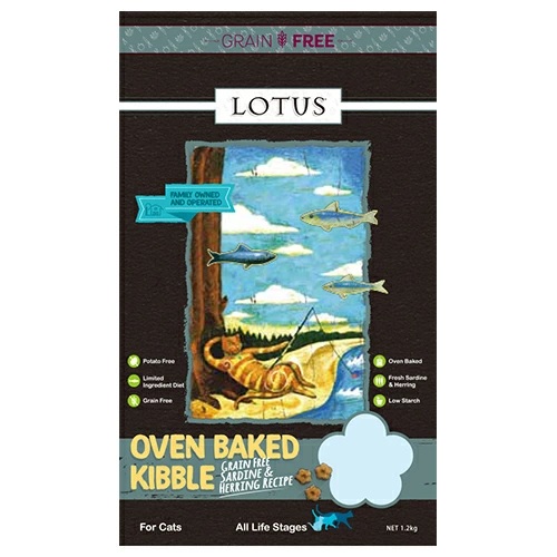 オーブンベイク製法 ロータス　キャット　グレインフリー フィッシュレシピ【1.2kg】