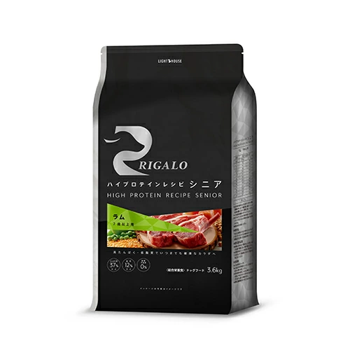 【RIGALO(リガロ)】ラム (7歳以上用) ドッグフード【グレインフリー】【3.6kg】羊 高たんぱく 低コレステロール ハイプロテイン  L-カルニチン ビタミン ミネラル