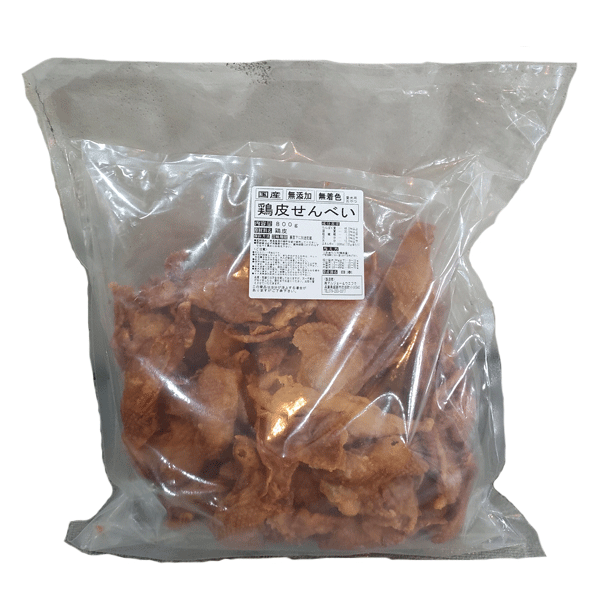 ★大容量★ 鶏皮せんべい（大）【800g】お徳用 アウトレット 国産 硬めおやつ しっかり噛める 長持ち 犬用おやつ