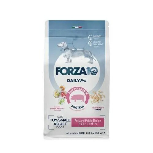 【FORZA10】フォルツァディエチ　デイリープロ アダルト　ミニ （小粒） ポーク 【600g・1.5kg・3.6kg】