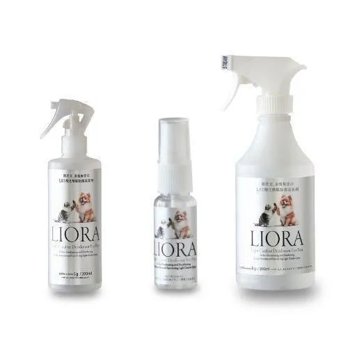 【ペッツクリエーション】LIORA　スプレー   (20ml・300ml・500ml)  除菌 消臭 ニオイ対策 スプレー 光触媒技術  携帯用  食品添加物由来 ペット キッチン ダイニング 寝室