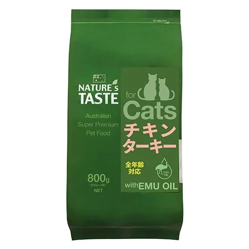 【NATURE’S TASTE】ネイチャーズテイスト  グレインフリーキャット　チキン＆ターキー（全年齢対応）【800g・1.5kg 】