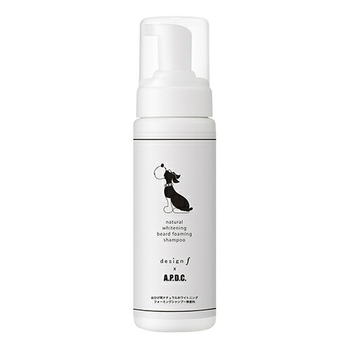 【APDC】 おひげ用ナチュラル　ホワイトニング　フォーミングシャンプー【180ml】 ひげ 口元 口周り デリケートな部分 お尻まわり 洗い流し不要 泡シャンプー 汚れ 臭い