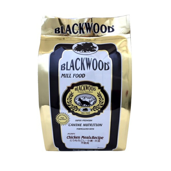 リニューアルしました☆BLACK WOOD (ブラックウッド)  ミルフード PUPPY【300g ×3個（900g） / 2kg×4個（8kg）】