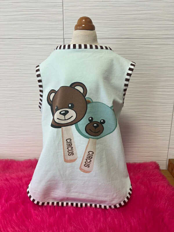 【数量限定】☆特価 セール商品☆ラスト１点！！商品入替の為、40％OFF【circus circus】サーカスサーカス Toy　Bearアイスバータンク（Lサイズ） 夏服 クール素材 暑さ対策 お出かけ