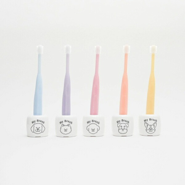 ぼくたちのはぶらし置き（プードル・レトリバー・シュナウザー・ポメラニアン・コーギー）