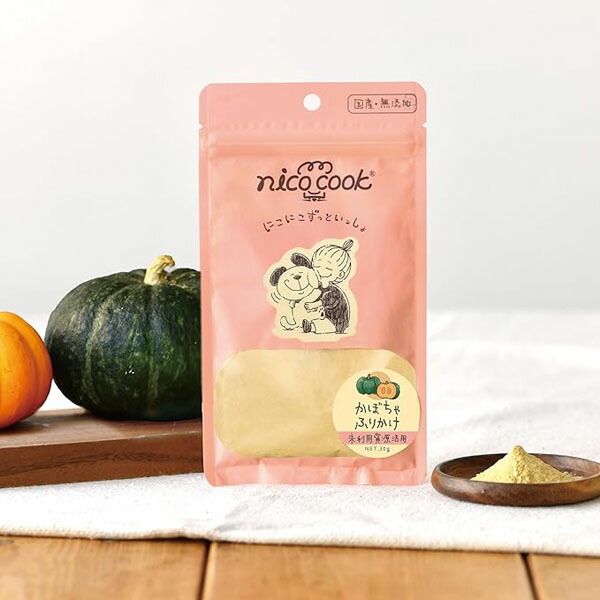 【nico cook】 国産かぼちゃふりかけ 【30g】（犬用）トッピング  スープ  国産かぼちゃ  ナイアシン