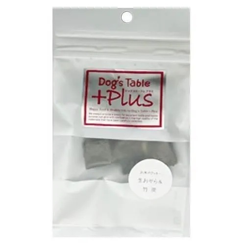【DOG’S TABLE PLUS】ドッグステーブルプラス   お米クッキー  おからと 竹炭（25g）（犬・猫用）おやつ  ご褒美  食物繊維   米粉  新鮮おから  豆乳  竹炭  デトックス効果