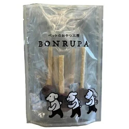 【Bon・rupa (ボンルパ) 】馬ぺろりん【7本】ドッグフード おやつ  国産牛皮ガム  馬肉チップ  ご褒美