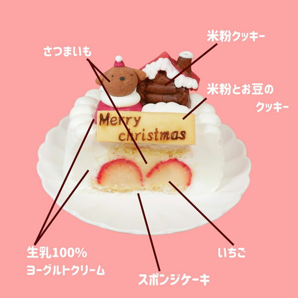 愛犬用クリスマスケーキ