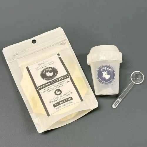 【取り寄せ：入荷まで約2週間】【yappy!】 ヤッピー ヤギミルクシェイカー Hiプロテイン50gセット