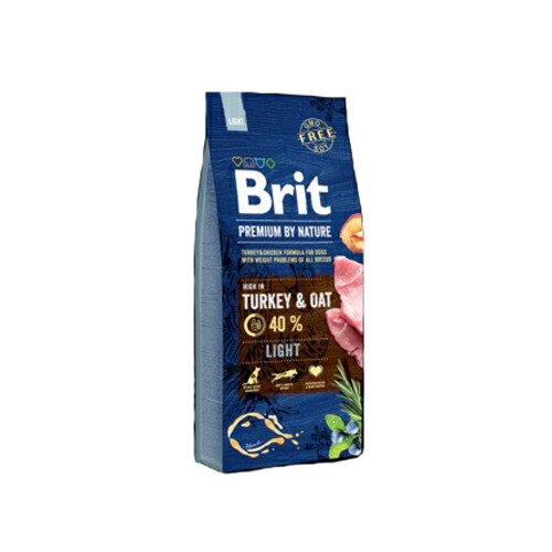 【Brit】ブリットプレミアム  ライト【15kg】ダイエット  体重管理  ターキー  高たんぱく  低脂肪