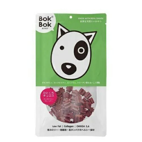 【BokBok】ボクボク　ひとくちチュロス　ストロベリーフレーバー（50g）サメ肉  チュロス  一口サイズ  星形おやつ  ご褒美  おやつ