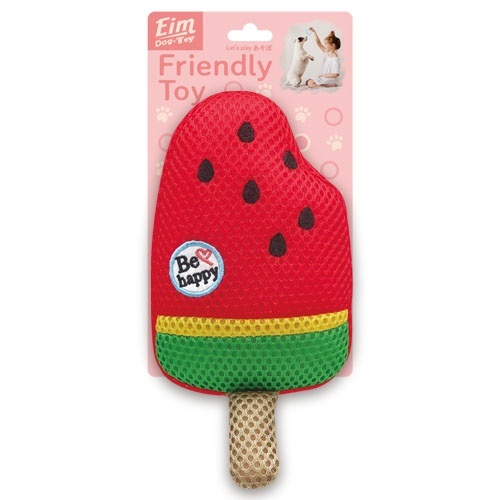 【Eim】スイカバー　スクイーカー  オーラルケア  カシャカシャ音  ピーピー音  メッシュ生地