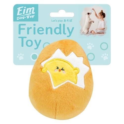 【Eim】たまご　トイ　スクイーカー  たまご型  オーラルケア  持って来い遊び