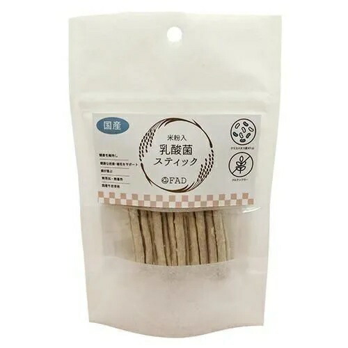 【FAD】ファッド　乳酸菌スティック   (S・Lサイズ)  おやつ ご褒美  乳酸菌  グルテンフリー  米粉  添加物不使用  クリスパタス菌KT-11  善玉菌